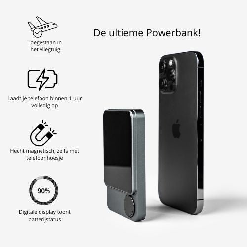 TDN ™ Pro | Magnetische PowerBank + SlimCharge